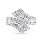 14K White Gold 1 Ct.Tw. Lab Grown Diamond Fashion Ring