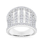 14K White Gold Lab Grown Diamond 2 1/2 Ct.Tw. Fashion Ring