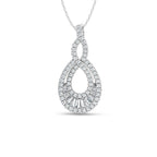 14K White Gold Lab Grown Diamond 2 1/8 Ct.Tw. Fashion Pendant