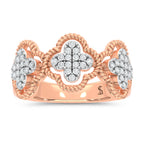 14K White Gold Lab Grown Diamond 1/4 Ct.Tw. Fashion Ring