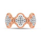 14K White Gold Lab Grown Diamond 1/4 Ct.Tw. Fashion Ring