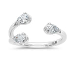 14K White Gold Lab Grown Diamond 1/2 Ct.Tw. Fashion Ring