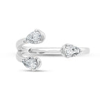 14K White Gold Lab Grown Diamond 1/2 Ct.Tw. Fashion Ring