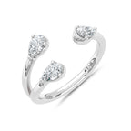 14K White Gold Lab Grown Diamond 1/2 Ct.Tw. Fashion Ring