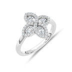 14K White Gold Lab Grown Diamond 3/4 Ct.Tw. Fashion Ring