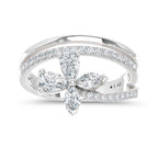 14K White Gold Lab Grown Diamond 3/4 Ct.Tw. Fashion Ring