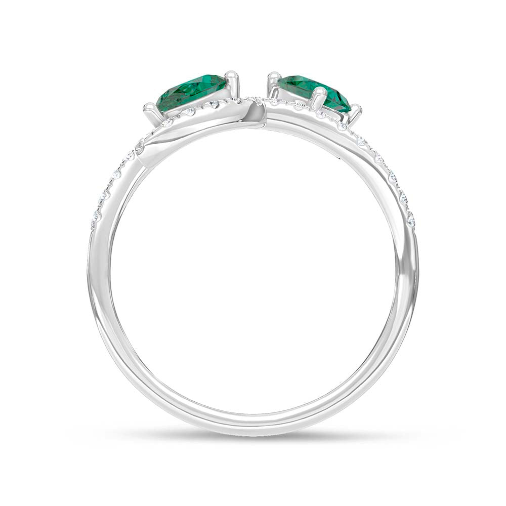 14K White Gold Lab Grown Diamond 1 Ct.Tw. Fashion Ring