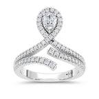 14K White Gold Lab Grown Diamond 1 Ct.Tw. Fashion Ring