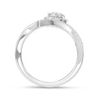 14K White Gold Lab Grown Diamond 1/2 Ct.Tw. Fashion Ring