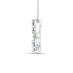 14K White Gold Lab Grown Diamond 1 Ct.Tw. Fashion Pendant