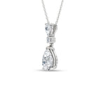 14K White Gold Lab Grown Diamond 1 1/2 Ct.Tw. Fashion Pendant