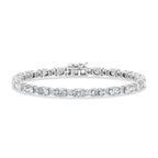 14K White Gold Lab Grown Diamond 6 3/4 Ct.Tw. Fashion Bracelet