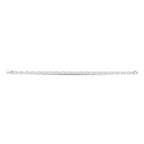 14K White Gold Lab Grown Diamond 10 Ct.Tw. Oavl and Round Fancy Bracelet
