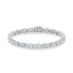 14K White Gold Lab Grown Diamond 10 Ct.Tw. Fashion Bracelet