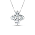 14K White Gold Lab Grown Diamond 1 5/8 Ct.Tw. Fashion Necklace