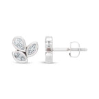 14K White Gold Lab Grown Diamond  1/2 Ct.Tw. Fashion Earrings