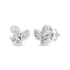 14K White Gold Lab Grown Diamond  1/2 Ct.Tw. Fashion Earrings