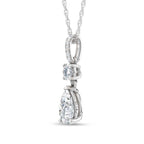 14K White Gold Lab Grown Diamond 1 1/3 Ct.Tw. Fashion Pendant