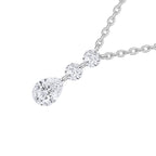 14K White Gold Lab Grown Diamond 1 1/4 Ct.Tw. Fashion Necklace