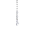 14K White Gold Lab Grown Diamond 1 1/4 Ct.Tw. Fashion Necklace