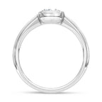 14K White Gold Lab Grown Diamond 3/4 Ct.Tw. Promise Ring
