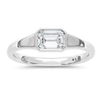 10K White Gold Lab Grown Diamond 3/4 Ct.Tw. Promise Ring