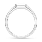 10K White Gold Lab Grown Diamond 3/4 Ct.Tw. Promise Ring