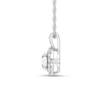 14K White Gold Lab Grown Diamond 3/4 Ct.Tw. Fashion Pendant