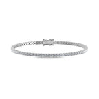 14K White Gold Lab Grown Diamond 3Ct.Tw. Tennis Bracelet (7 Inches)