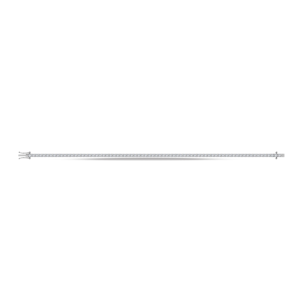 14K White Gold Lab Grown Diamond 3Ct.Tw. Tennis Bracelet (7 Inches)