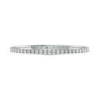 Sterling Silver Lab Grown Diamond 1 Ct.Tw. Flexi Bangle