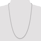 14k WG 2.25mm Parisian Wheat Chain
