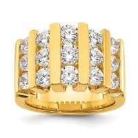 14k 3ct Lab Grown Diamond VS/SI+ G+ Complete Fashion Band