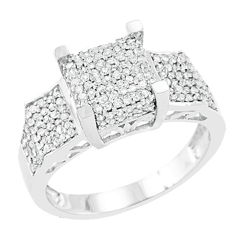 10KW 0.75CTW DIAMOND FANCY RING